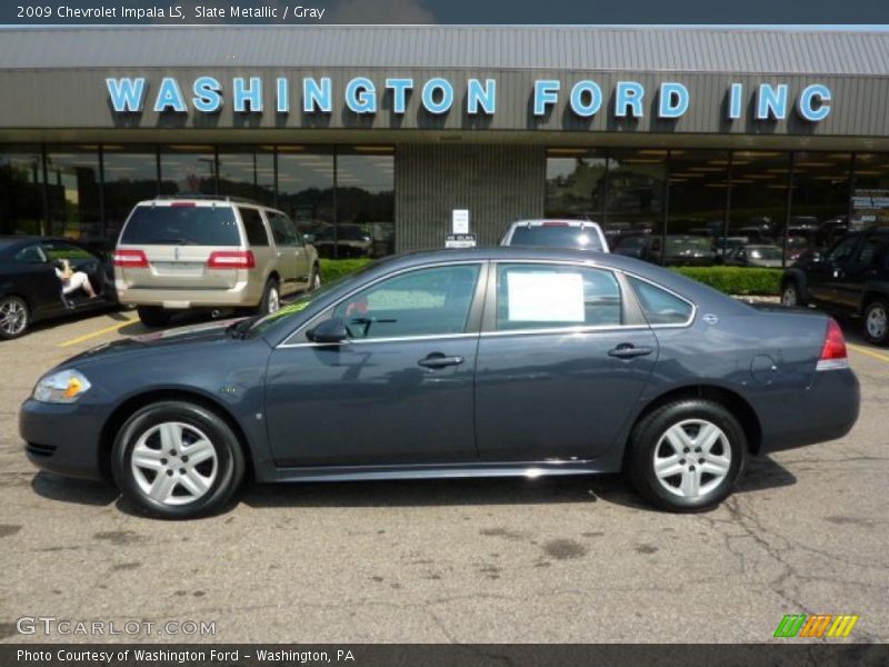 Slate Metallic / Gray 2009 Chevrolet Impala LS