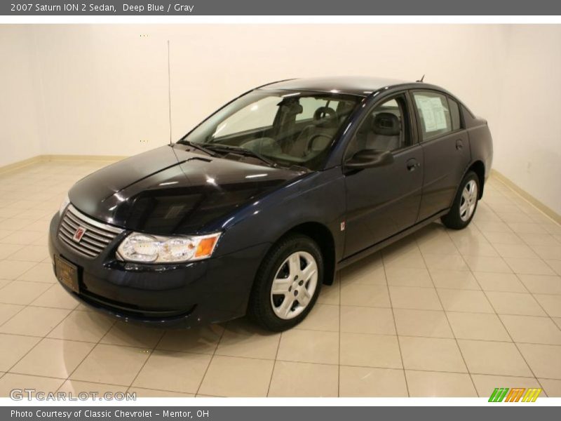 Deep Blue / Gray 2007 Saturn ION 2 Sedan