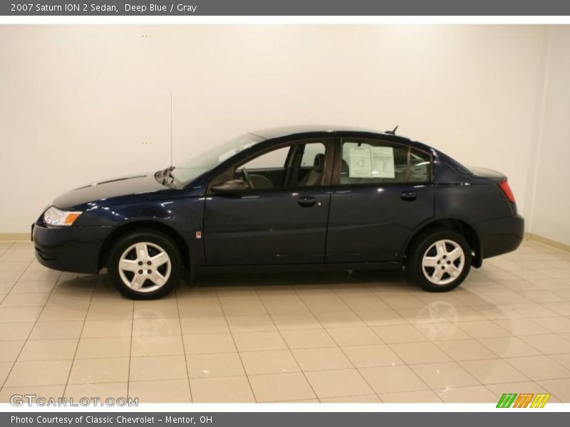 Deep Blue / Gray 2007 Saturn ION 2 Sedan