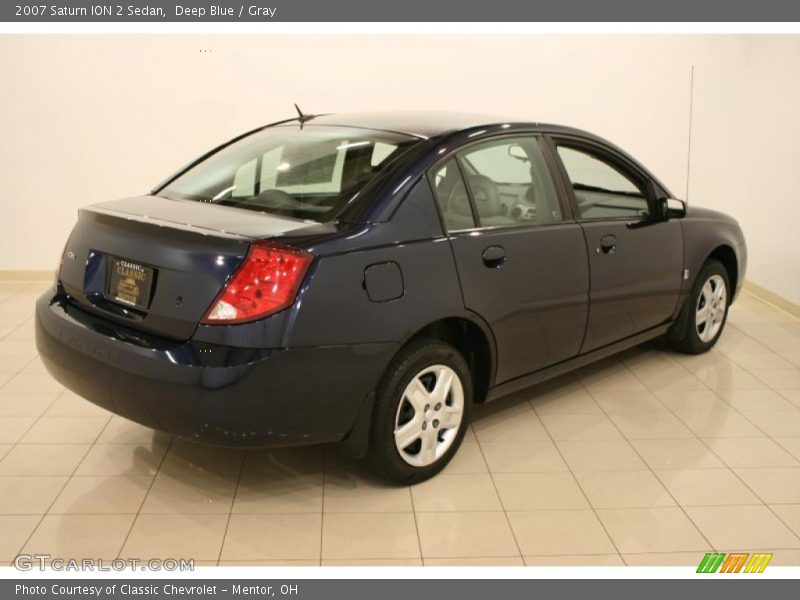 Deep Blue / Gray 2007 Saturn ION 2 Sedan