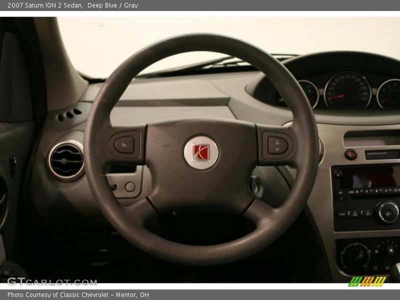 Deep Blue / Gray 2007 Saturn ION 2 Sedan