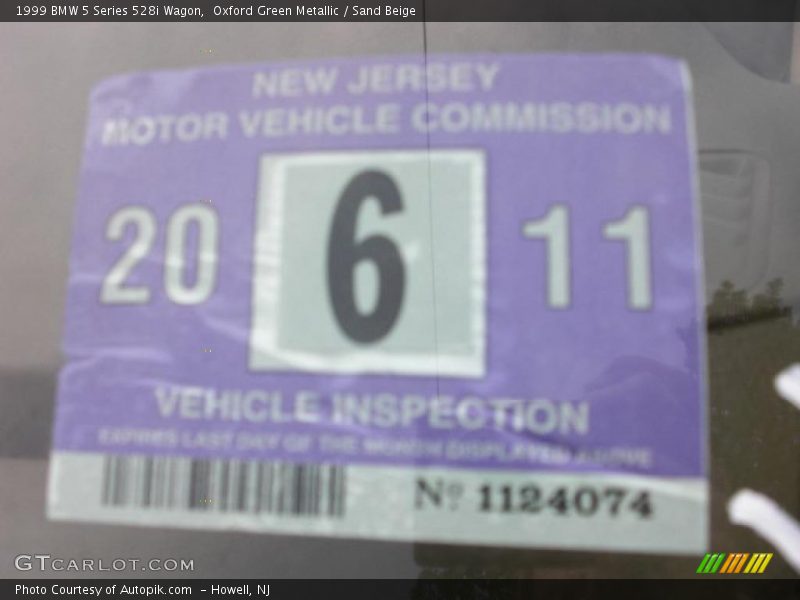 Oxford Green Metallic / Sand Beige 1999 BMW 5 Series 528i Wagon
