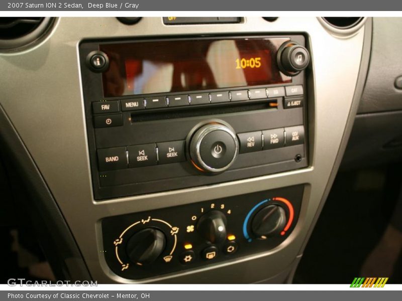 Deep Blue / Gray 2007 Saturn ION 2 Sedan