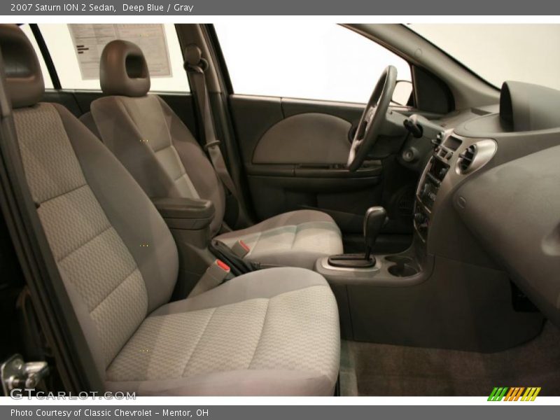 Deep Blue / Gray 2007 Saturn ION 2 Sedan