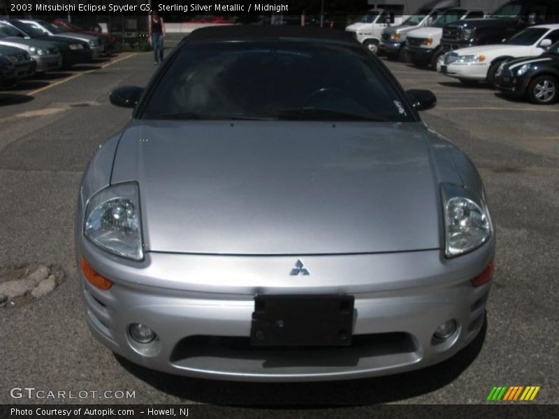 Sterling Silver Metallic / Midnight 2003 Mitsubishi Eclipse Spyder GS