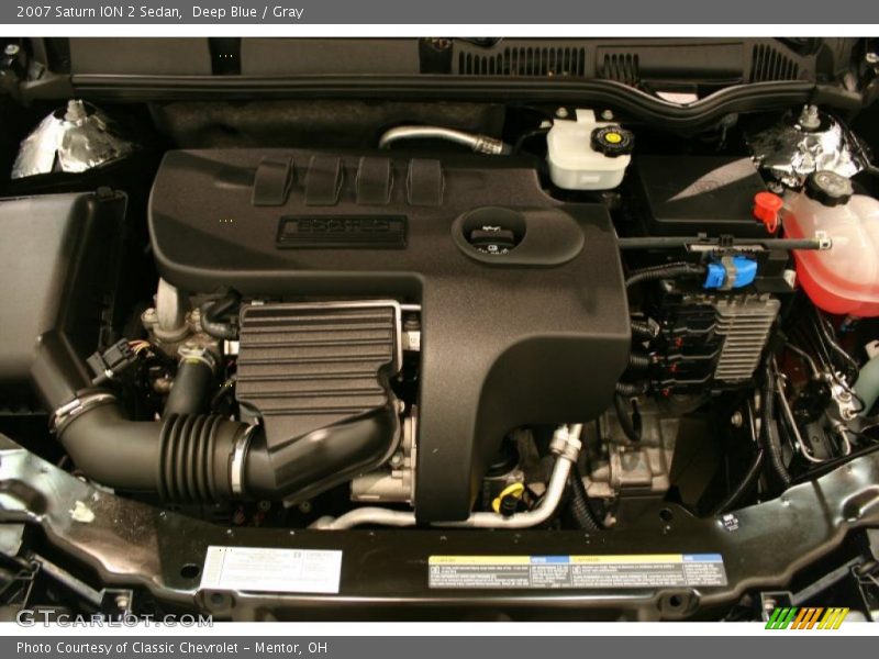 Deep Blue / Gray 2007 Saturn ION 2 Sedan