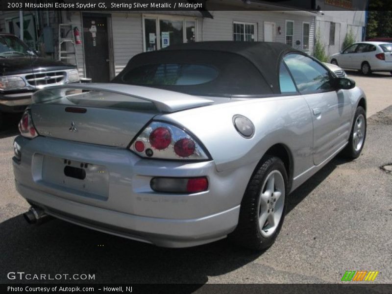 Sterling Silver Metallic / Midnight 2003 Mitsubishi Eclipse Spyder GS