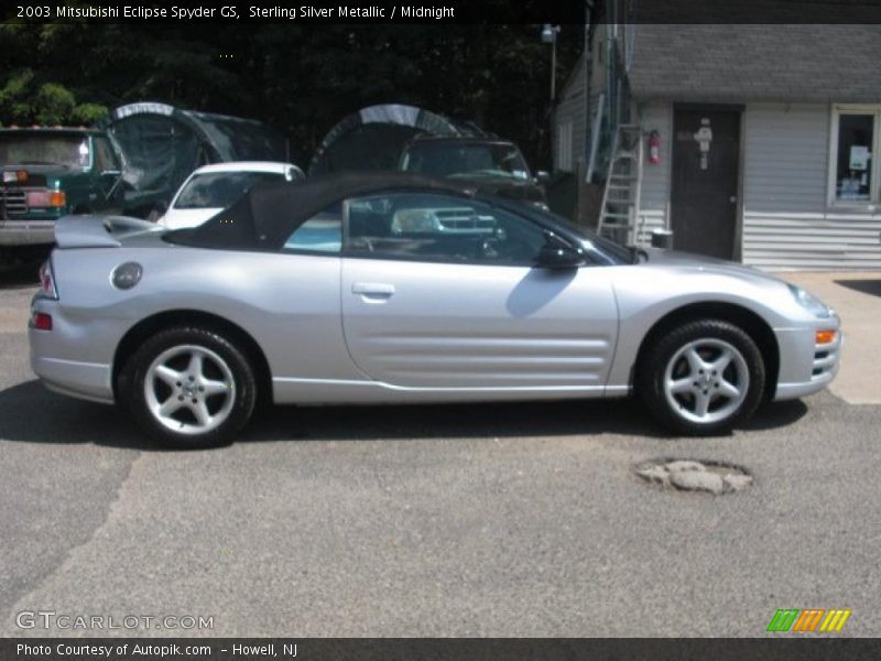Sterling Silver Metallic / Midnight 2003 Mitsubishi Eclipse Spyder GS