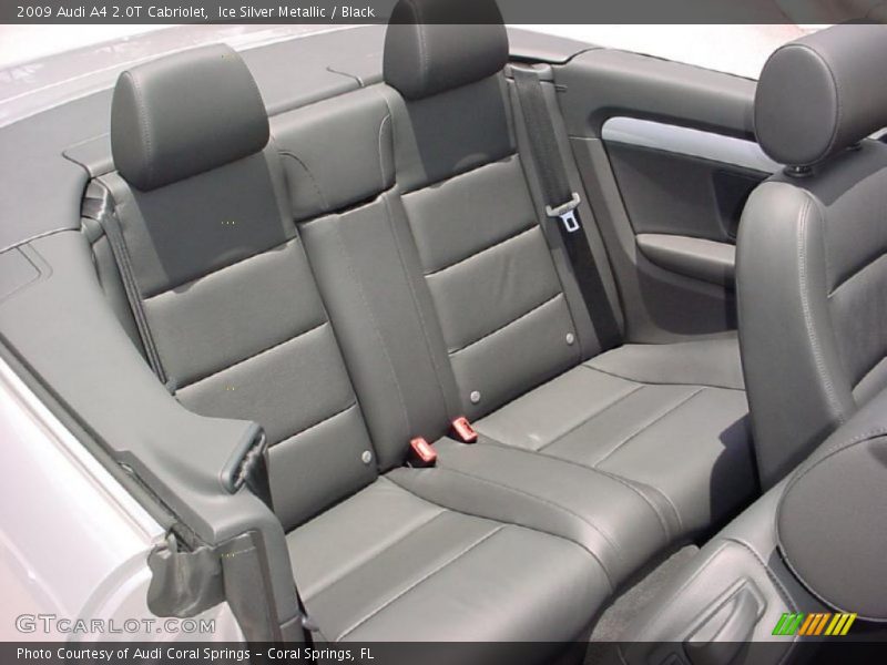 Ice Silver Metallic / Black 2009 Audi A4 2.0T Cabriolet