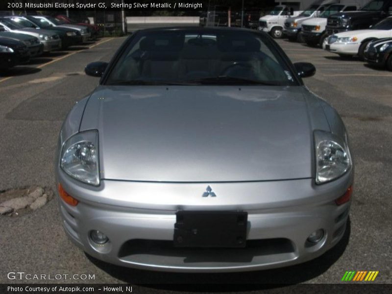 Sterling Silver Metallic / Midnight 2003 Mitsubishi Eclipse Spyder GS
