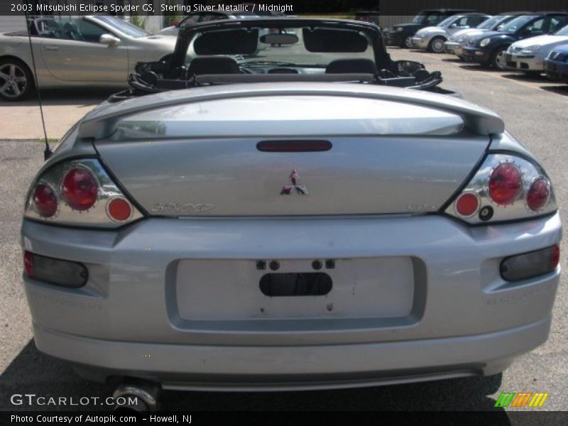 Sterling Silver Metallic / Midnight 2003 Mitsubishi Eclipse Spyder GS