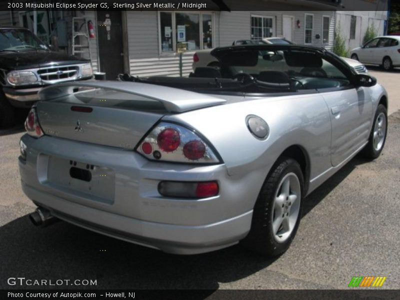 Sterling Silver Metallic / Midnight 2003 Mitsubishi Eclipse Spyder GS