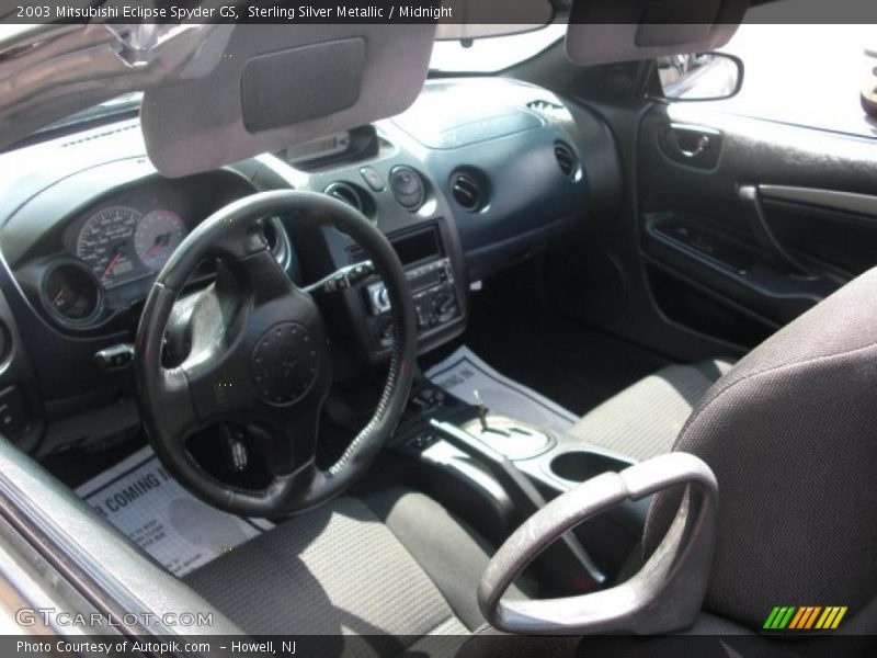 Sterling Silver Metallic / Midnight 2003 Mitsubishi Eclipse Spyder GS