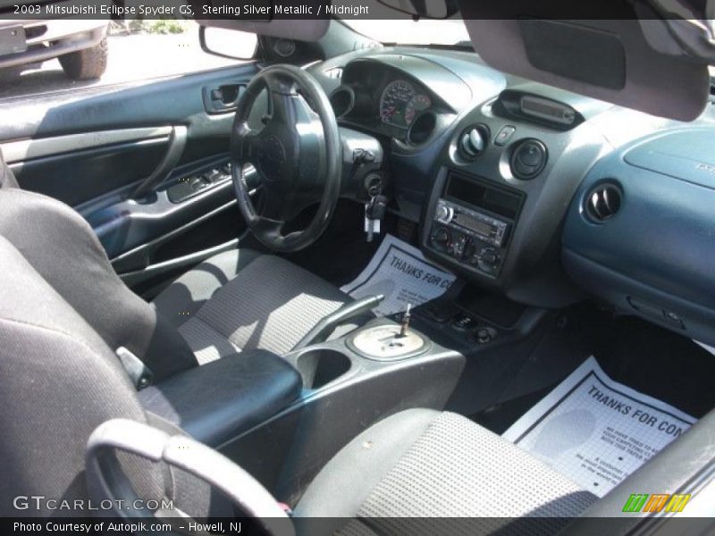 Sterling Silver Metallic / Midnight 2003 Mitsubishi Eclipse Spyder GS