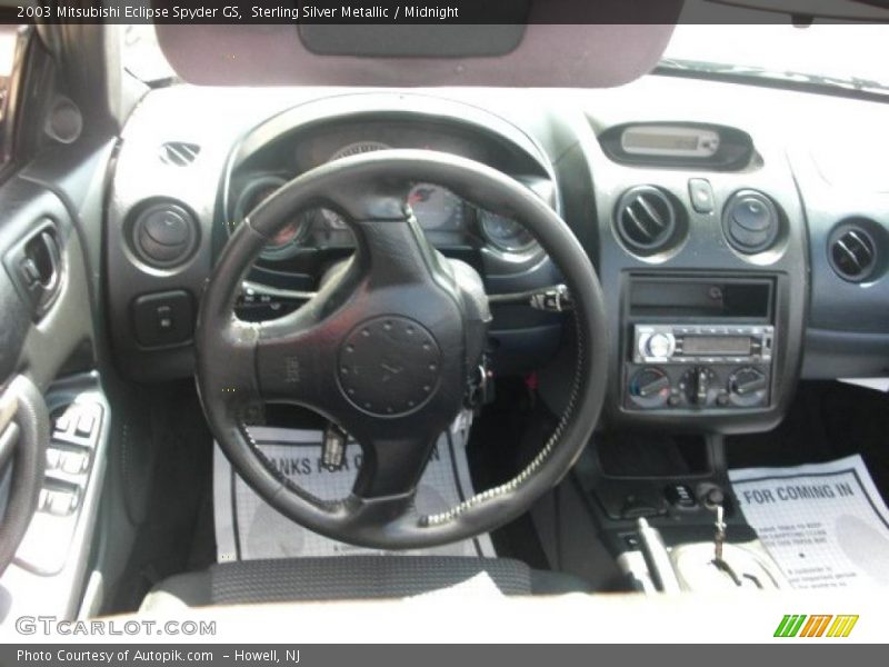 Sterling Silver Metallic / Midnight 2003 Mitsubishi Eclipse Spyder GS