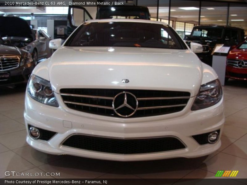 Diamond White Metallic / Black 2010 Mercedes-Benz CL 63 AMG