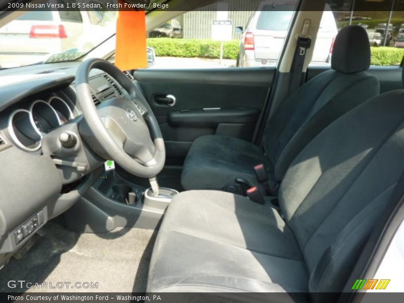 Fresh Powder / Beige 2009 Nissan Versa 1.8 S Sedan