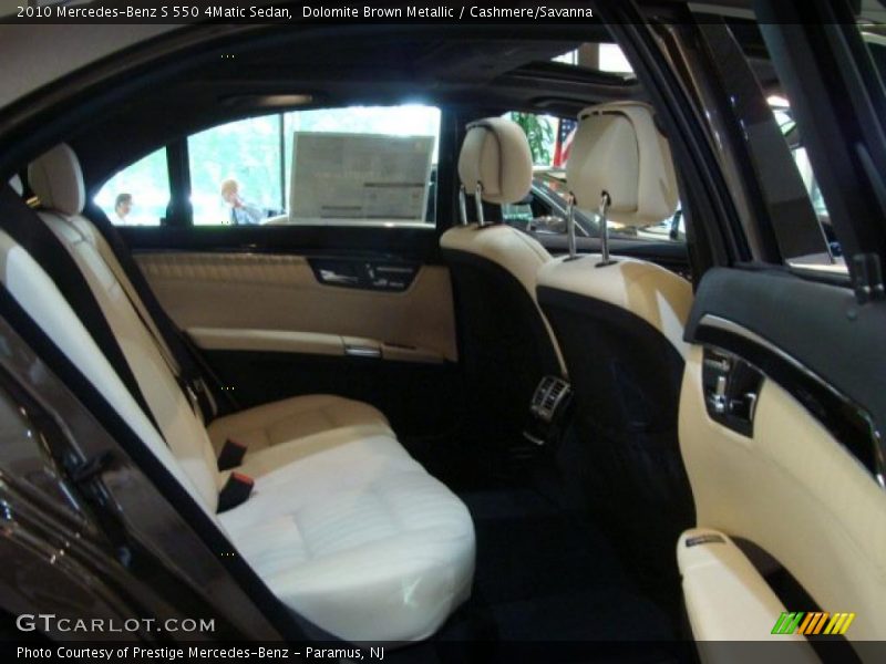 Dolomite Brown Metallic / Cashmere/Savanna 2010 Mercedes-Benz S 550 4Matic Sedan