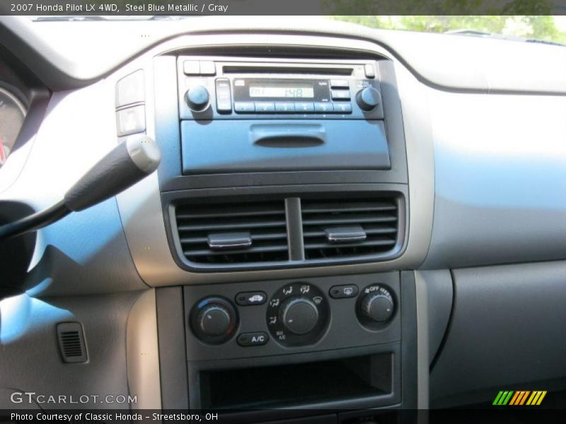 Steel Blue Metallic / Gray 2007 Honda Pilot LX 4WD