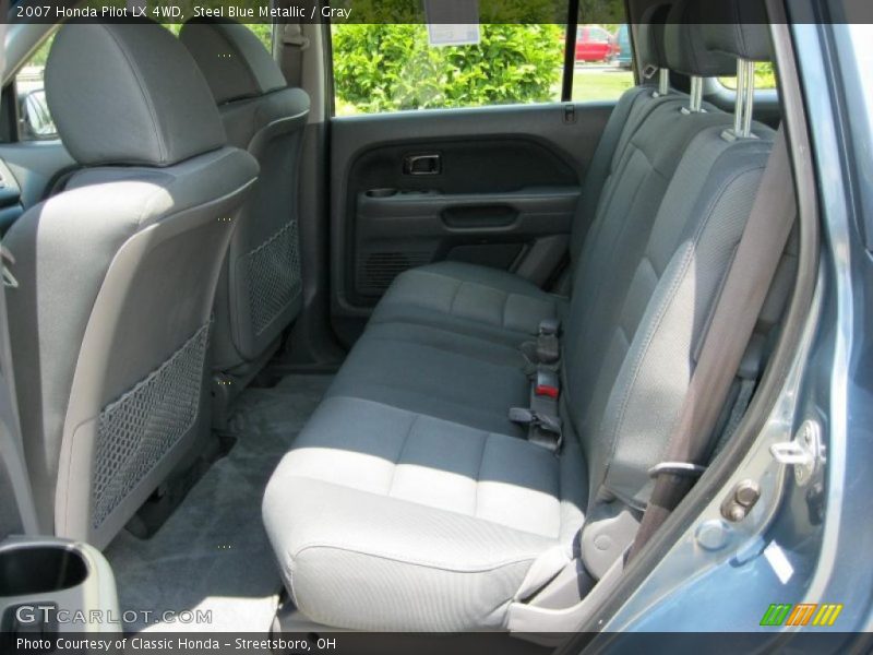 Steel Blue Metallic / Gray 2007 Honda Pilot LX 4WD