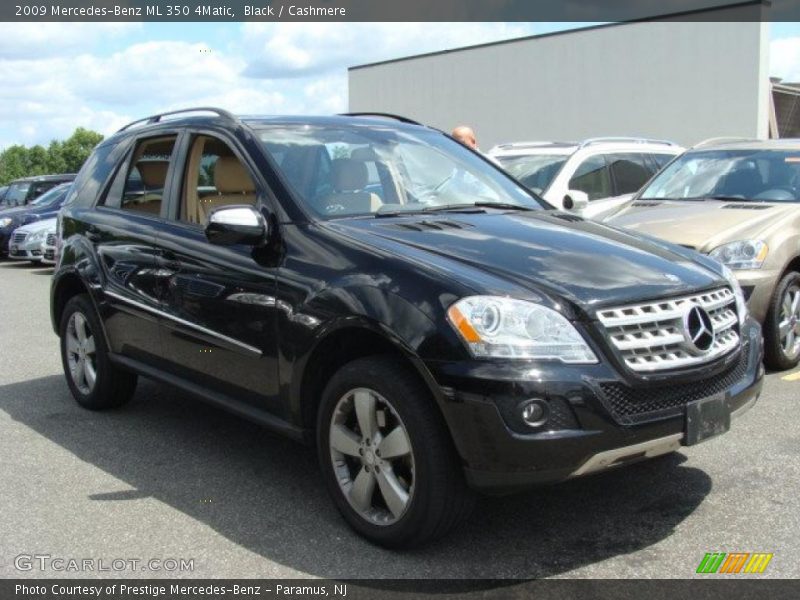 Black / Cashmere 2009 Mercedes-Benz ML 350 4Matic