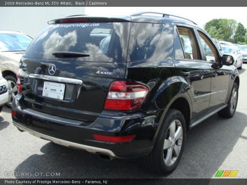 Black / Cashmere 2009 Mercedes-Benz ML 350 4Matic