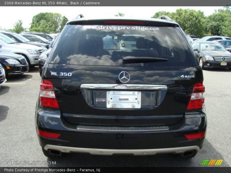 Black / Cashmere 2009 Mercedes-Benz ML 350 4Matic