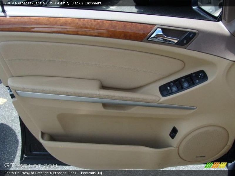 Black / Cashmere 2009 Mercedes-Benz ML 350 4Matic