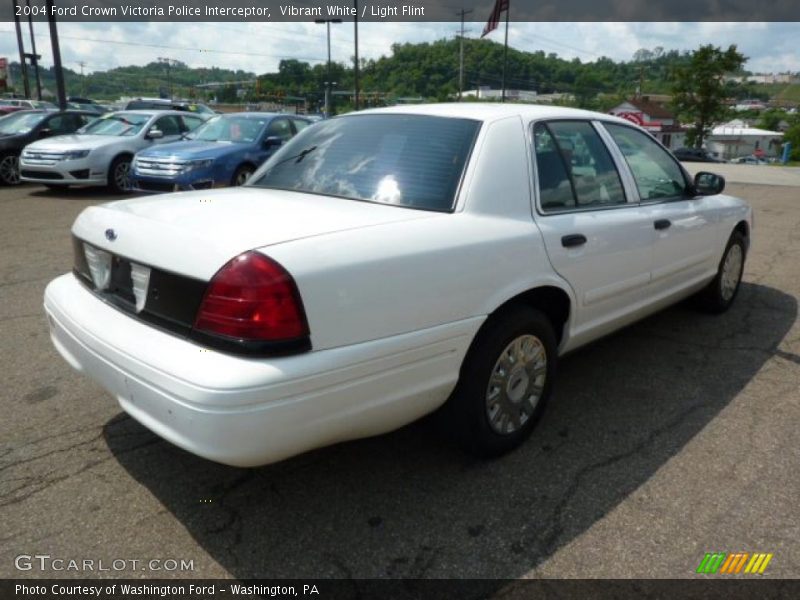 Vibrant White / Light Flint 2004 Ford Crown Victoria Police Interceptor