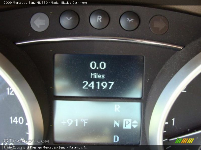 Black / Cashmere 2009 Mercedes-Benz ML 350 4Matic