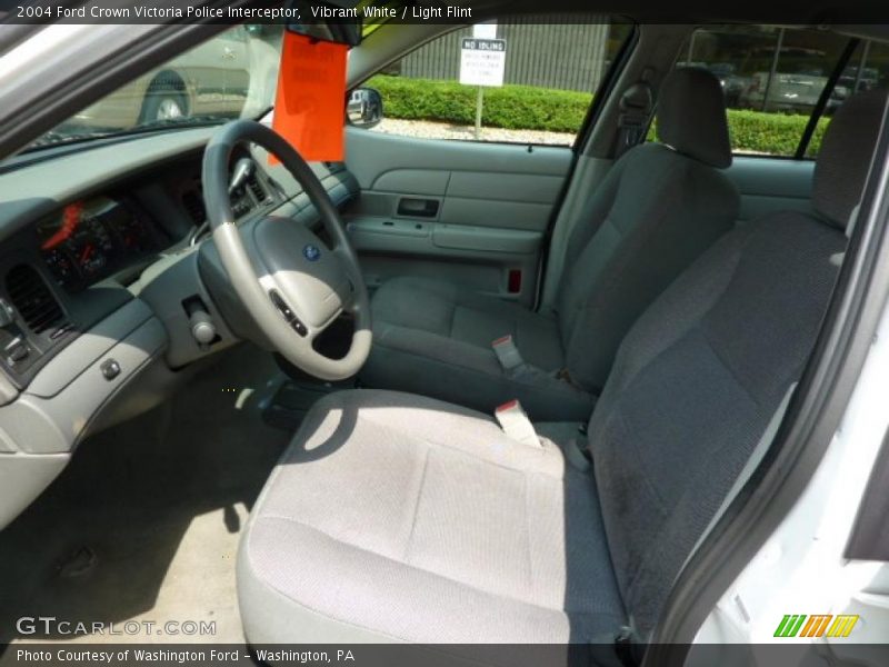 Vibrant White / Light Flint 2004 Ford Crown Victoria Police Interceptor