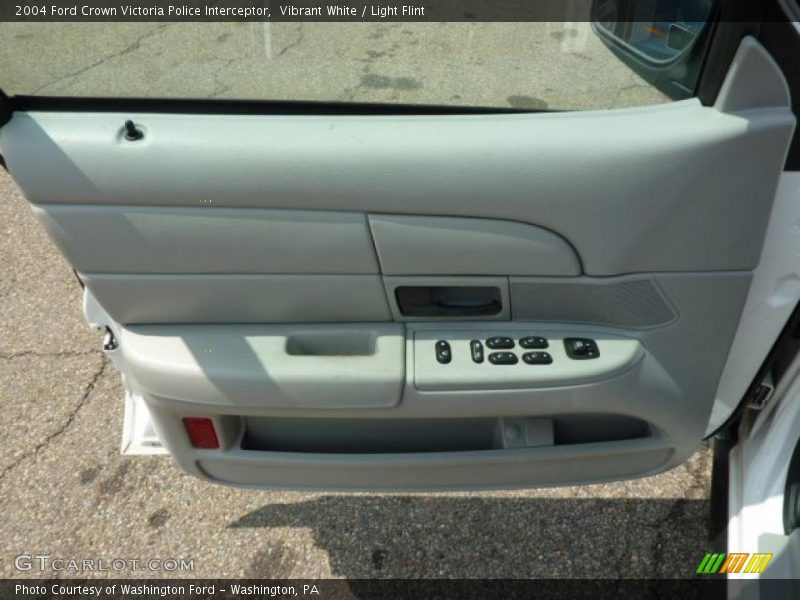 Vibrant White / Light Flint 2004 Ford Crown Victoria Police Interceptor
