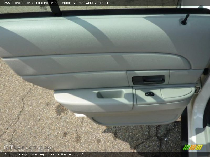Vibrant White / Light Flint 2004 Ford Crown Victoria Police Interceptor