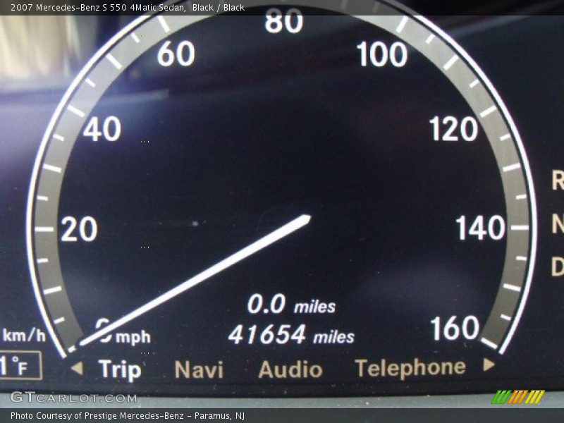 Black / Black 2007 Mercedes-Benz S 550 4Matic Sedan
