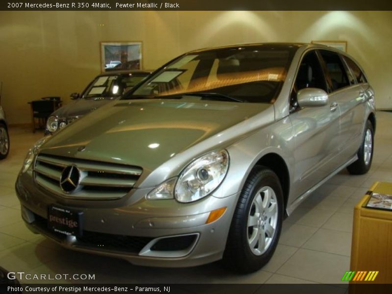 Pewter Metallic / Black 2007 Mercedes-Benz R 350 4Matic