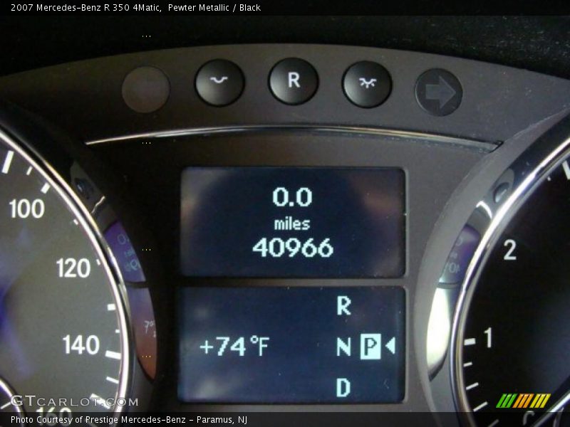 Pewter Metallic / Black 2007 Mercedes-Benz R 350 4Matic