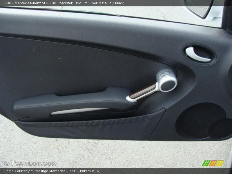 Iridium Silver Metallic / Black 2007 Mercedes-Benz SLK 280 Roadster