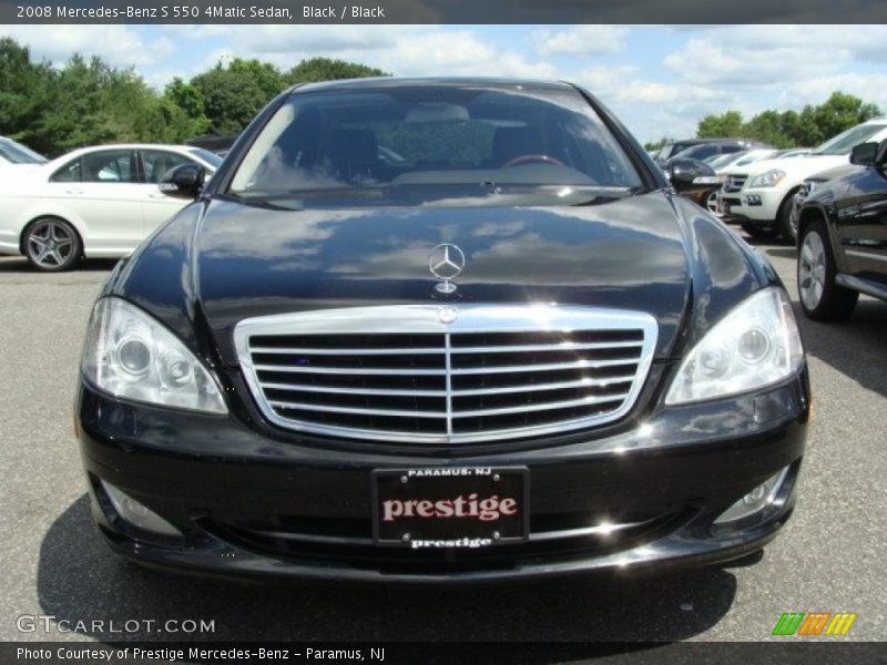 Black / Black 2008 Mercedes-Benz S 550 4Matic Sedan