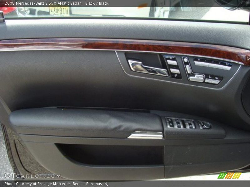 Black / Black 2008 Mercedes-Benz S 550 4Matic Sedan