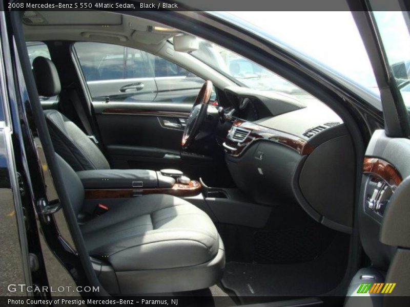 Black / Black 2008 Mercedes-Benz S 550 4Matic Sedan