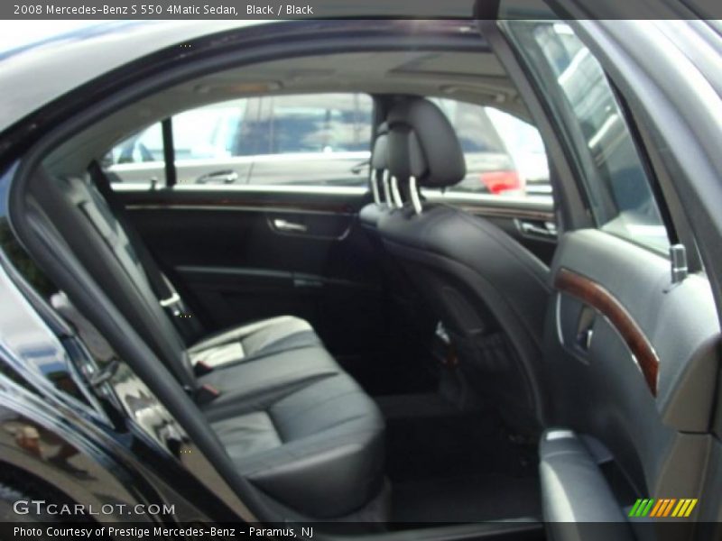 Black / Black 2008 Mercedes-Benz S 550 4Matic Sedan