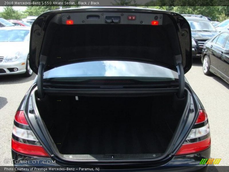 Black / Black 2008 Mercedes-Benz S 550 4Matic Sedan
