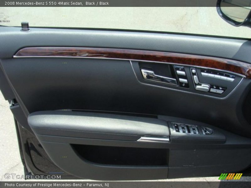 Black / Black 2008 Mercedes-Benz S 550 4Matic Sedan