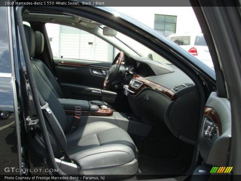 Black / Black 2008 Mercedes-Benz S 550 4Matic Sedan
