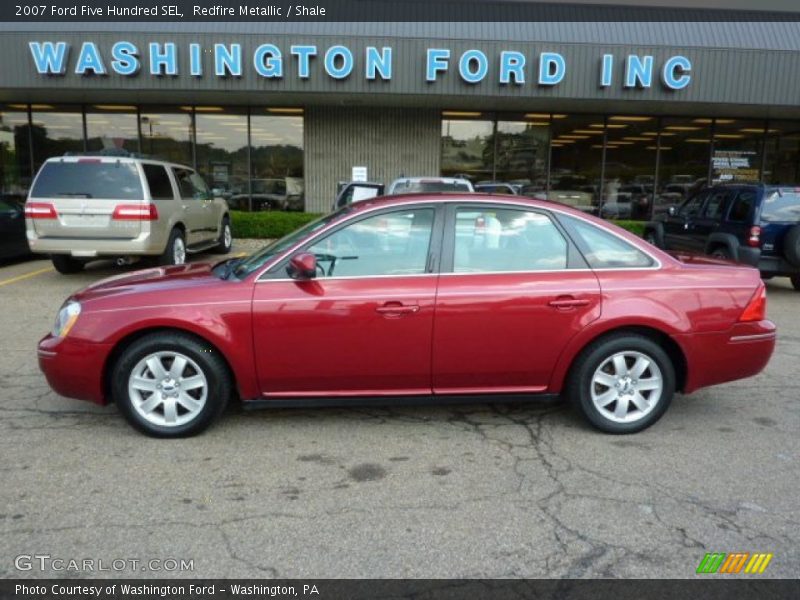Redfire Metallic / Shale 2007 Ford Five Hundred SEL