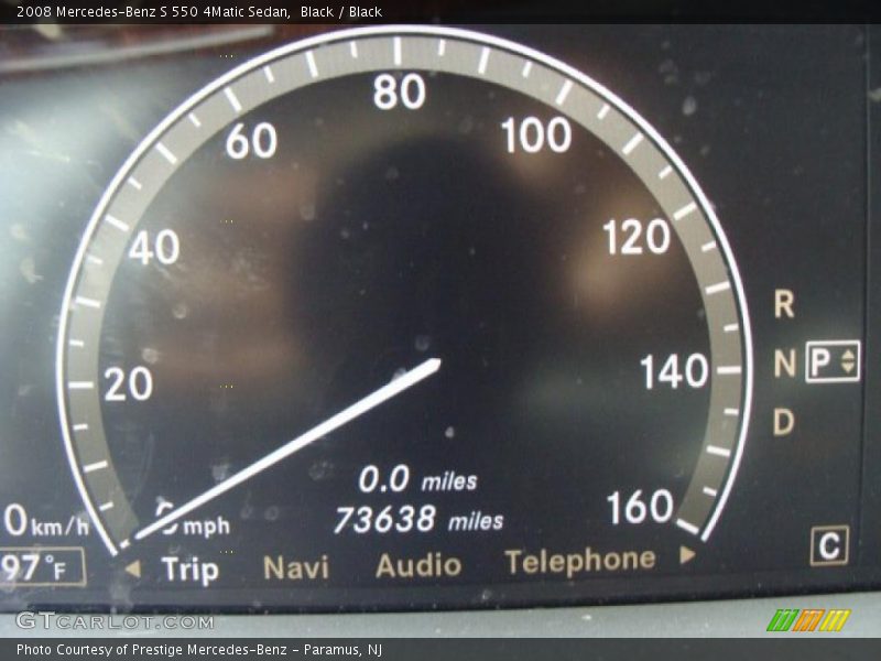 Black / Black 2008 Mercedes-Benz S 550 4Matic Sedan