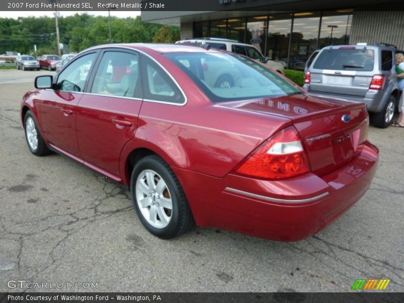 Redfire Metallic / Shale 2007 Ford Five Hundred SEL