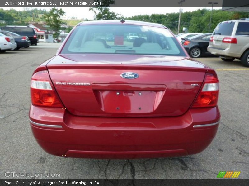 Redfire Metallic / Shale 2007 Ford Five Hundred SEL