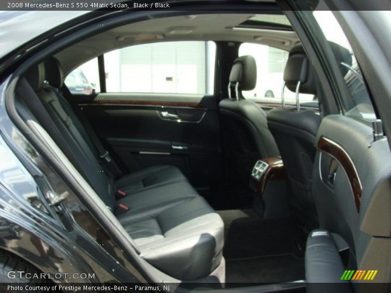 Black / Black 2008 Mercedes-Benz S 550 4Matic Sedan