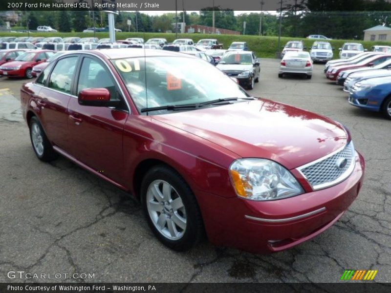 Redfire Metallic / Shale 2007 Ford Five Hundred SEL